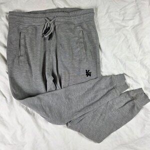 YoungLA Joggers Mens Medium Gray Sweatpants Casual Athletic Pockets Drawstring